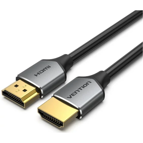 KÁBEL HDMI/M 3m,  (szürke, ultravékony,HD), Vention