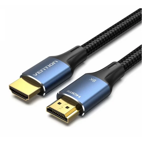 KÁBEL HDMI/M -> HDMI/M (8K, alu, kék), 5m, Vention