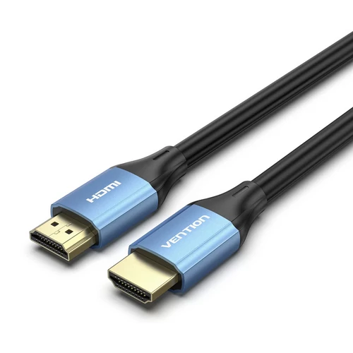 KÁBEL HDMI/M -> HDMI/M (4K, HD, Alu, kék), 1,5m, Vention