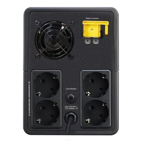 Szünetmentes tápegység, 900W/1600VA, 230V, AVR, Schuko aljzatok, APC