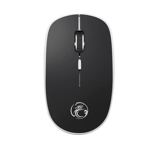 iMICE G-1600 halk fekete vezeték nélküli egér