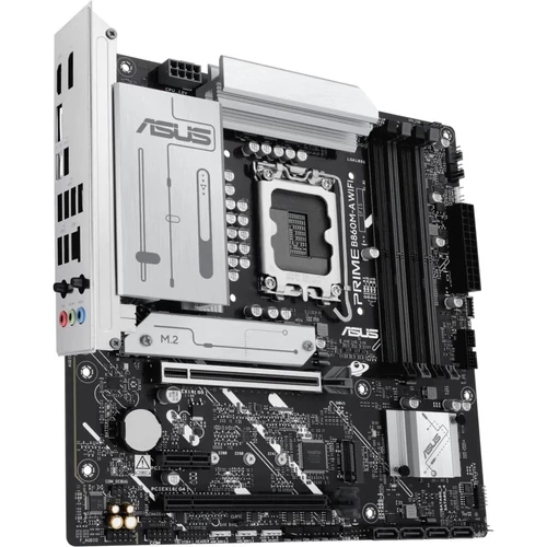 Asus Alaplap - Intel PRIME B860M-A WIFI s1851 (B860, 4xDDR5 8666+MHz, 4xSATA3, 2xM.2, HDMI+2xDP)