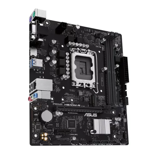 Asus Alaplap - Intel PRIME H610M-R-SI (H610, 2xDDR5 5600MHz, 1Gb LAN, 4xSATA3, 1xM.2, HDMI+DP+VGA)