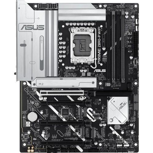 Asus Alaplap - Intel PRIME Z890-P WIFI LGA1851 (Z890, ATX, 4xDDR5 8666+MHz, 4xSATA3, 4xM.2, HDMI+DP)