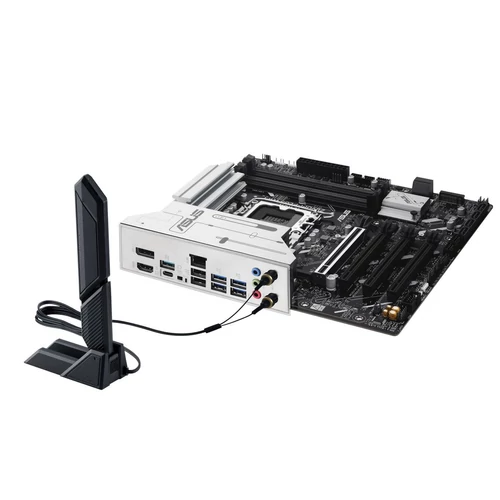 Asus Alaplap - Intel PRIME Z890M-PLUS WIFI LGA1851 (Z890, ATX, 4xDDR5 8666+MHz, 6xSATA3, 3xM.2, HDMI+DP+Type-C)