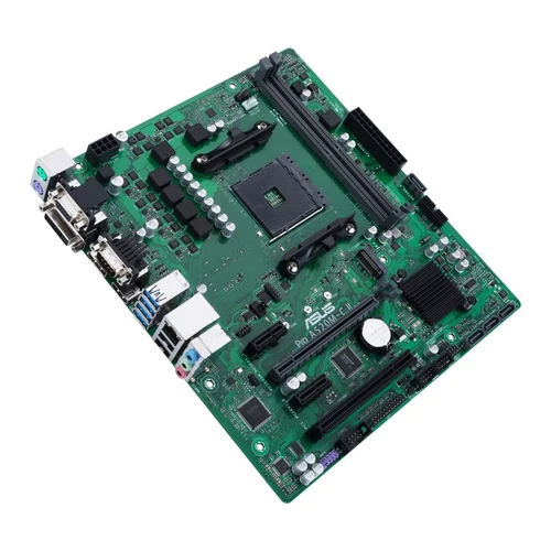 Asus Alaplap - AMD PRO A520M-C II/CSM AM4 (A520, 2xDDR4 4866MHz, 1xGBE LAN, 1xM.2, HDMI/DP/DVI/D-sub)