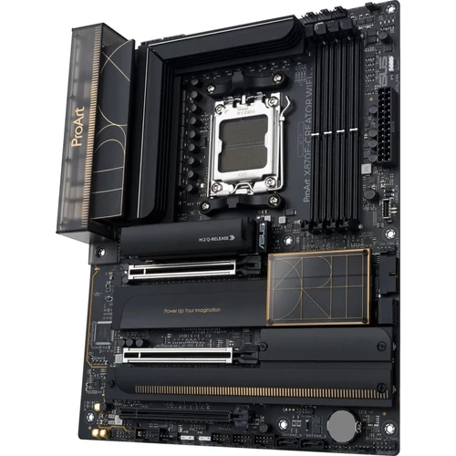 Asus Alaplap - AMD PROART X870E-CREATOR WIFI AM5 (X870, ATX, 4xDDR5 8000+MHz, 4xSATA3, 4x M.2, HDMI+USB4)