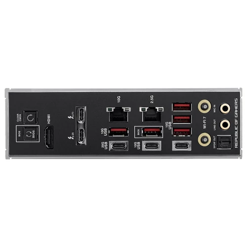 Asus Alaplap - Intel ROG MAXIMUS Z890 EXTREME LGA1851 (Z890, ATX, 4xDDR5 9200+MHz, 4xSATA3, 6xM.2, HDMI+2xThunderbolt)