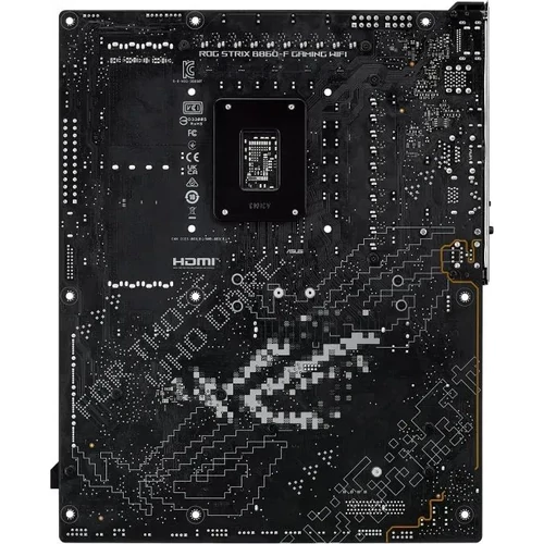 Asus Alaplap - Intel ROG STRIX B860-F GAMING WIFI s1851 (B860, 4xDDR5 9066+MHz, 4xSATA3, 4xM.2, HDMI+DP+Thunderbolt4)