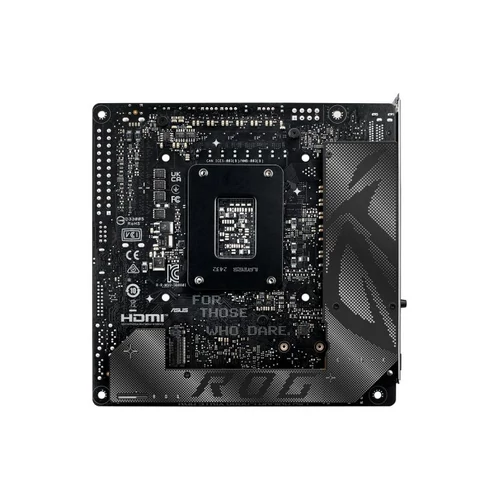 Asus Alaplap - Intel ROG STRIX B860-I GAMING WIFI s1851 (B860, 2xDDR5 9066+MHz, 4xSATA3, 2xM.2, HDMI+DP+Thunderbolt4)