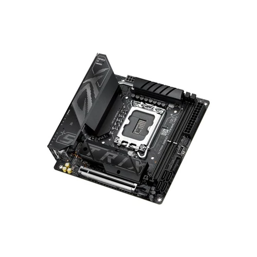 Asus Alaplap - Intel ROG STRIX B860-I GAMING WIFI s1851 (B860, 2xDDR5 9066+MHz, 4xSATA3, 2xM.2, HDMI+DP+Thunderbolt4)