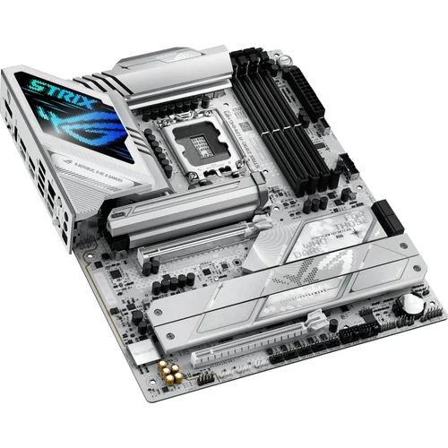 Asus Alaplap - Intel ROG STRIX Z890-A GAMING WIFI LGA1851 (Z890, ATX, 4xDDR5 9066+MHz, 4xSATA3, 7xM.2, HDMI+DP)