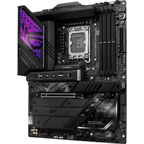 Asus Alaplap - Intel ROG STRIX Z890-E GAMING WIFI LGA1851 (Z890, ATX, 4xDDR5 8800+MHz, 4xSATA3, 7xM.2, HDMI+DP)