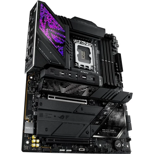 Asus Alaplap - Intel ROG STRIX Z890-E GAMING WIFI LGA1851 (Z890, ATX, 4xDDR5 8800+MHz, 4xSATA3, 7xM.2, HDMI+DP)