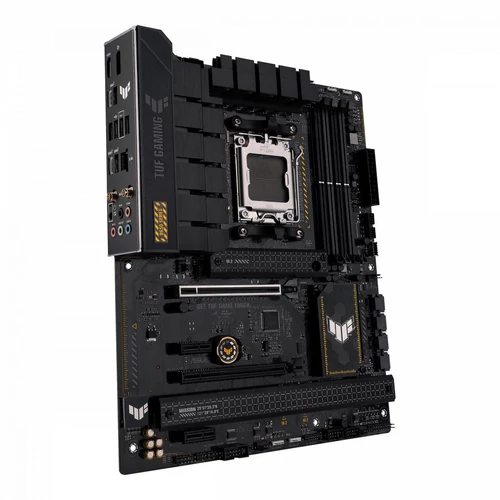 Asus Alaplap - AMD TUF GAMING B650-PLUS WIFI AM5 (B650, ATX, 4xDDR5 6400+MHz, 4xSATA3, 3x M.2, HDMI+DP)