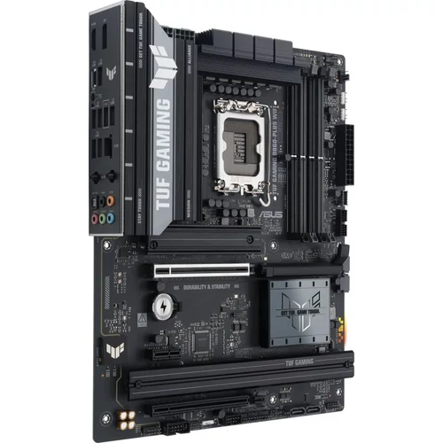 Asus Alaplap - Intel TUF GAMING B860-PLUS WIFI s1851 (B860, 4xDDR5 8666+MHz, 4xSATA3, 3xM.2, HDMI+DP+USB-C)