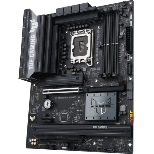Asus Alaplap - Intel TUF GAMING B860-PLUS WIFI s1851 (B860, 4xDDR5 8666+MHz, 4xSATA3, 3xM.2, HDMI+DP+USB-C)