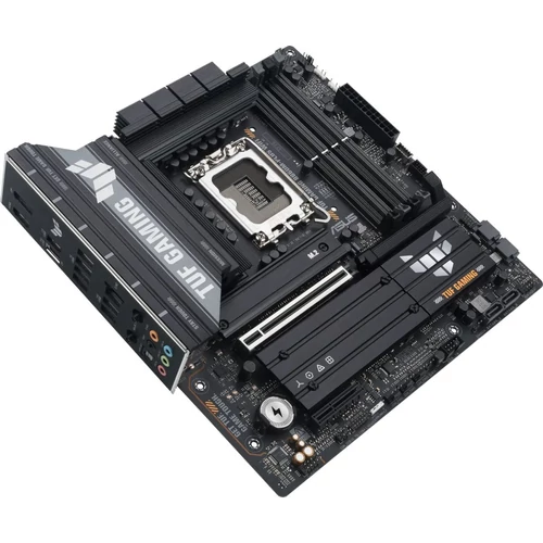 Asus Alaplap - Intel TUF GAMING B860M-PLUS WIFI s1851 (B860, 4xDDR5 8800+MHz, 4xSATA3, 3xM.2, HDMI+DP+USB-C)