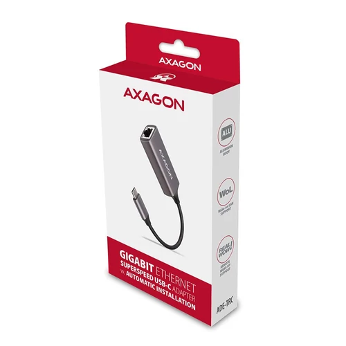 Axagon ADE-TRC Type-C USB 3.2 - Gigabit Ethernet adapter