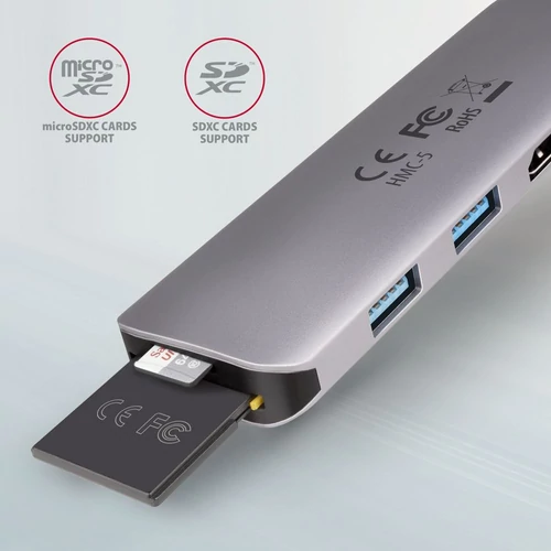 Axagon HMC-5 SuperSpeed USB-C COMBO 5in1 HUB