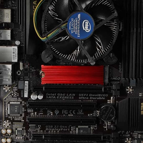 Axagon CLR-M2 alumínium passzív hűtő M.2 SSD-hez