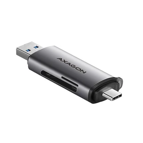 Axagon CRE-SAC USB 3.2 Type-A és Type-C SD/microSD kártyaolvasó