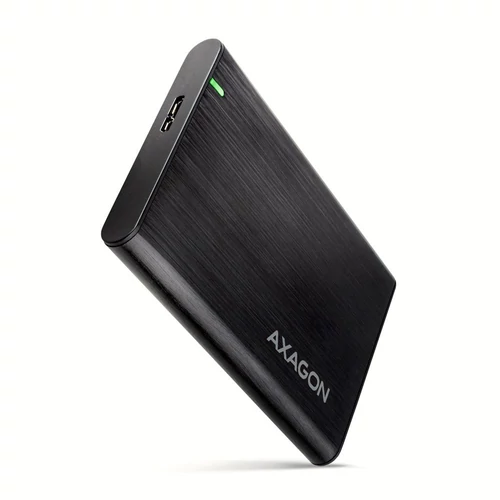 Axagon EE25-A6M USB 3.2 fekete csavar nélküli külső alumínium 2,5