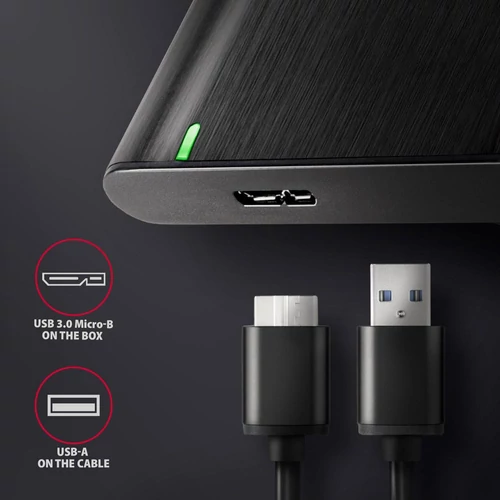 Axagon EE25-A6M USB 3.2 fekete csavar nélküli külső alumínium 2,5