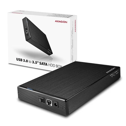 Axagon EE35-XA3 USB 3.0 fekete külső alumínium 3,5