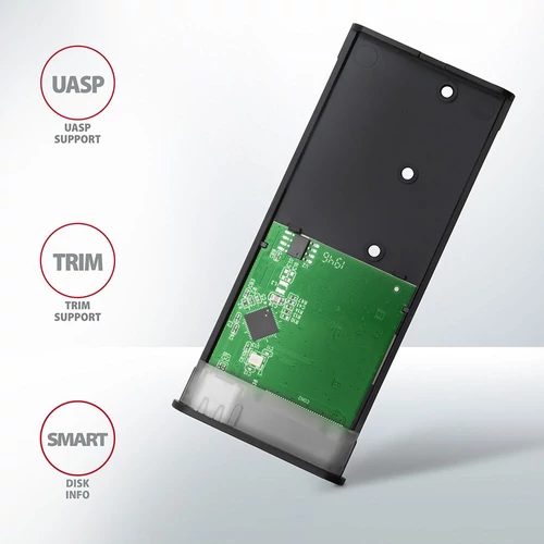 Axagon EEM2-SBC USB-C 3.2 Gen2 - M.2 SATA SSD ház