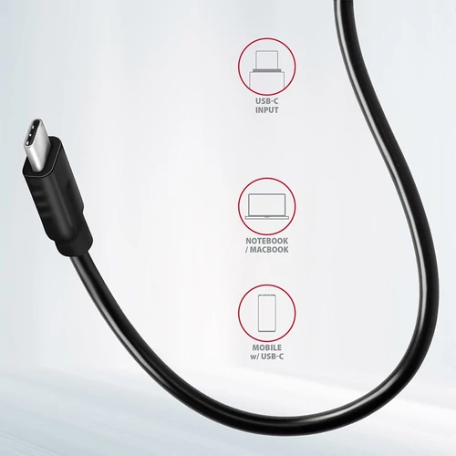 Axagon HMC-4G2 4 portos USB3.2. Gen 2 ezüstfekete HUB