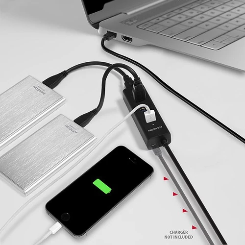 Axagon HUE-S2B 4 portos USB3.0 gyorstöltő HUB
