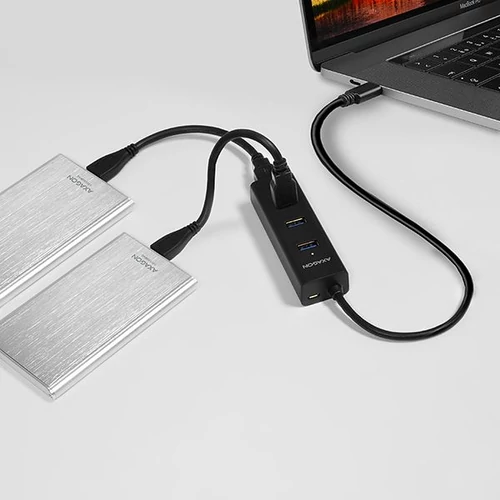 Axagon HUE-S2C 4 portos USB-C 3.0 HUB