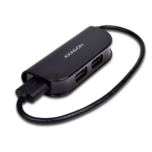 Axagon HUE-X4B 4 portos USB2.0 fekete HUB