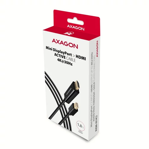 Axagon RVDM-HI14C2 Mini Displayport - HDMI 1.4 kábel