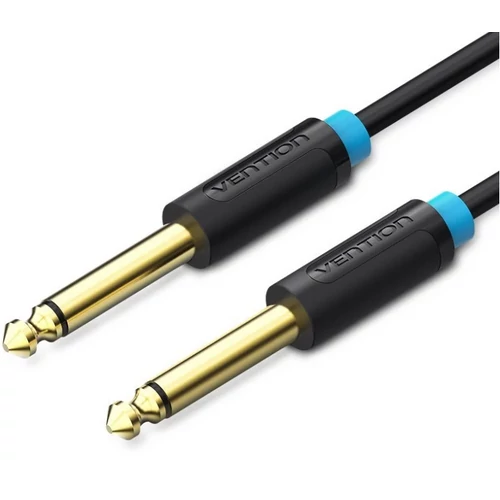KÁBEL 6.5mm jack/M -> M Audio kábel 2m fekete, Vention