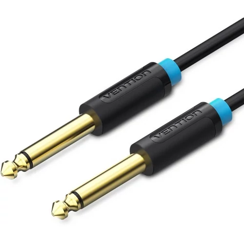 KÁBEL 6.5mm jack/M -> M Audio kábel 3m fekete, Vention