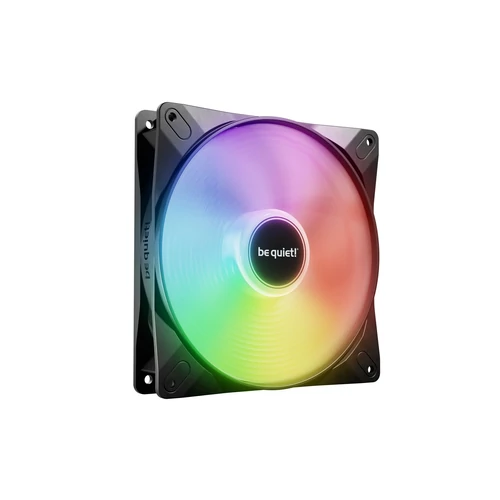 Be Quiet! Cooler 14cm - LIGHT WINGS LX 140mm PWM Triple-Pack (RGB, 1200rpm, 22,9dB, fekete)