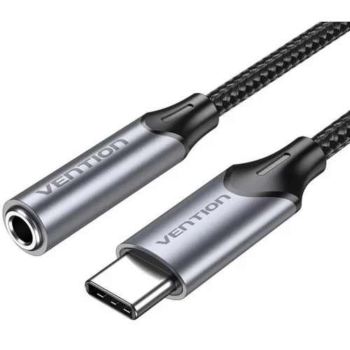 KÁBEL USB-C/M -> 3.5mm/F , 1m, Vention
