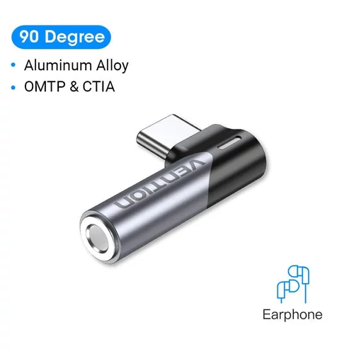 ADAPTER USB-C/M -> 3.5mm/F Audio, Vention