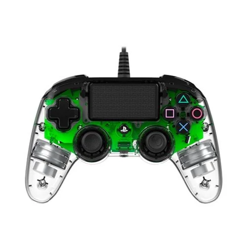 Nacon Compact PS4 átlátszó-halványzöld vezetékes kontroller