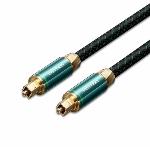 KÁBEL Toslink optikai, 3m, ((audio,réz, szöv, zöld),Vention