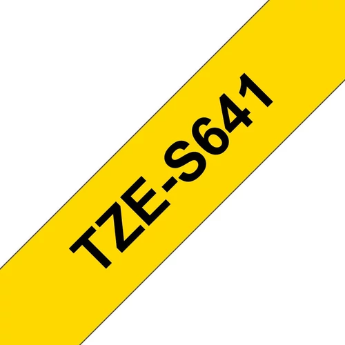 Feliratozógép szalag, erős tapadású, 18 mm x 8 m, BROTHER, 