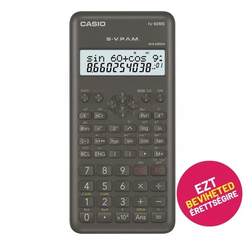 Számológép, tudományos, 240 funkció, CASIO 