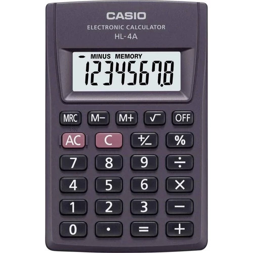 Zsebszámológép, 8 számjegy, CASIO 