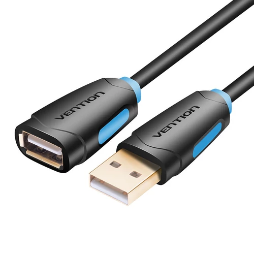 KÁBEL USB-A 2.0/M -> USB-A 2.0/F 1,5m (hossz, PVC),Vention