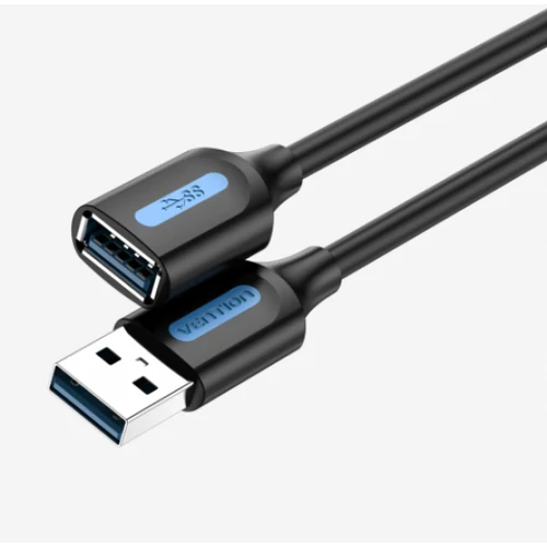 KÁBEL USB-A 3.0/M -> USB-A 3.0/F, 1m, (hossz,PVC), Vention