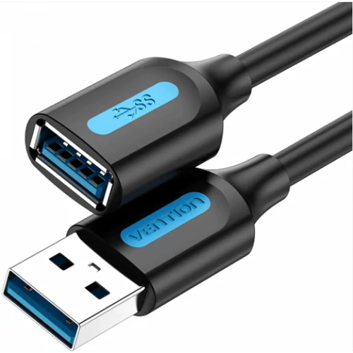 KÁBEL USB-A 3.0/M -> USB-A 3.0/F, 1,5m, (hossz,PVC), Vention