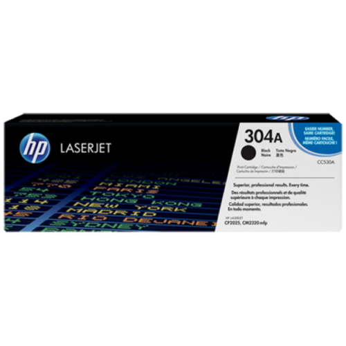 HP CC530A No.304A fekete toner (eredeti)