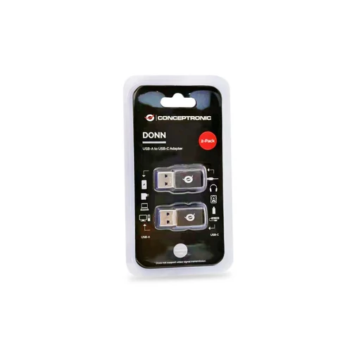 Conceptronic átalakító - DONN10G (USB-A 3.0 to USB-C, fekete)